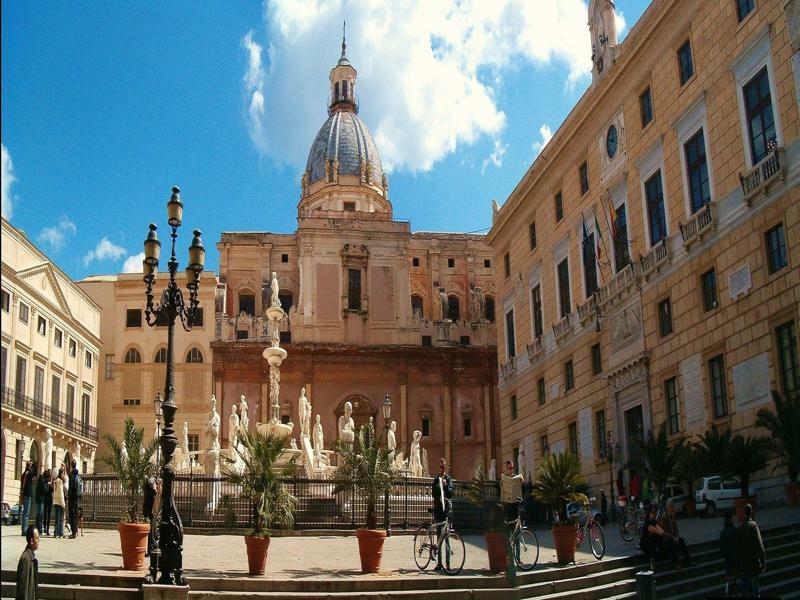 A Casa Di Anna Appartement Palermo Buitenkant foto